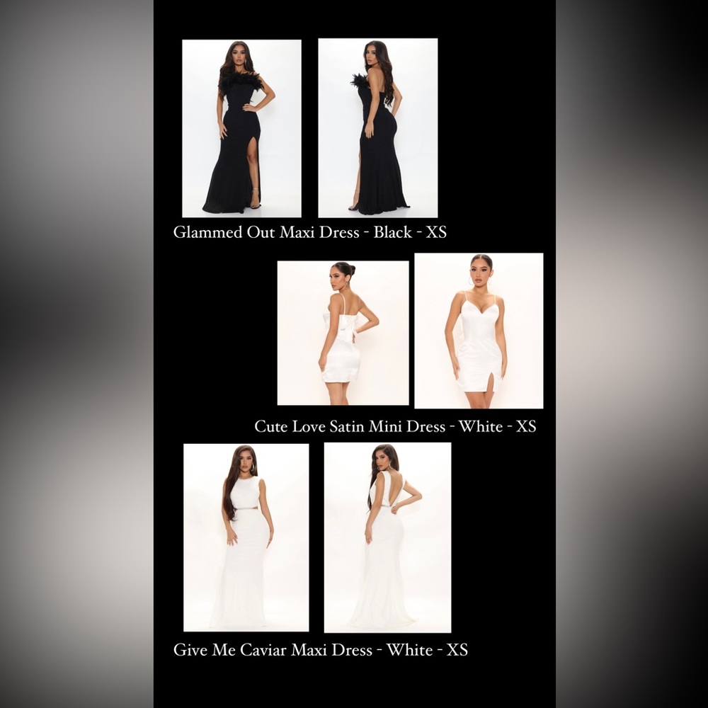 ALL NWT GOWNS/DRESSES